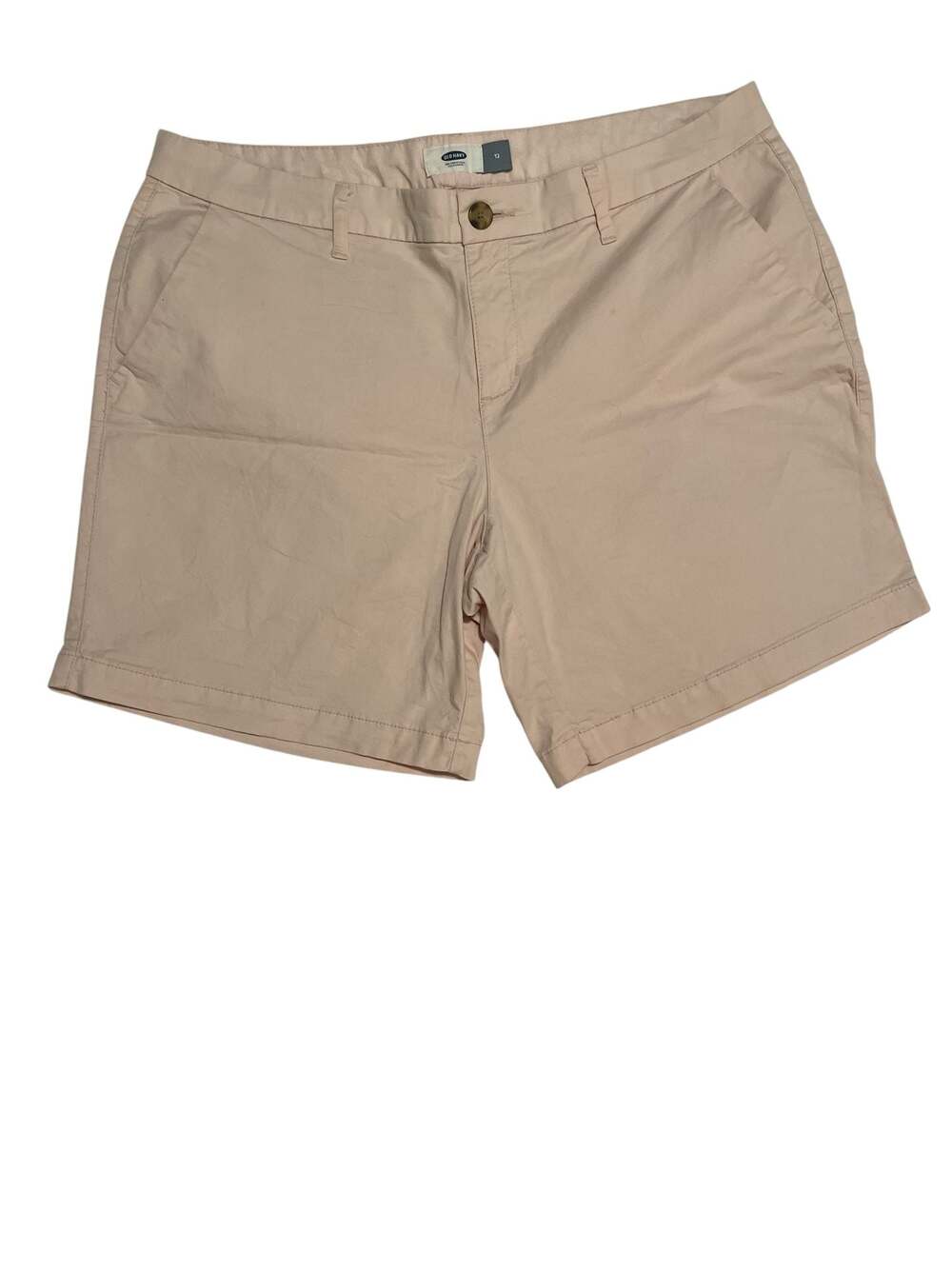 Old Navy Everyday Flat Front Chino Shorts Light Pink